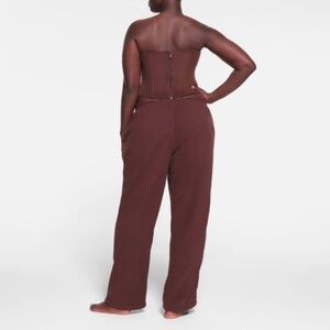 Skims Fleece Lounge Pant - Cocoa size large